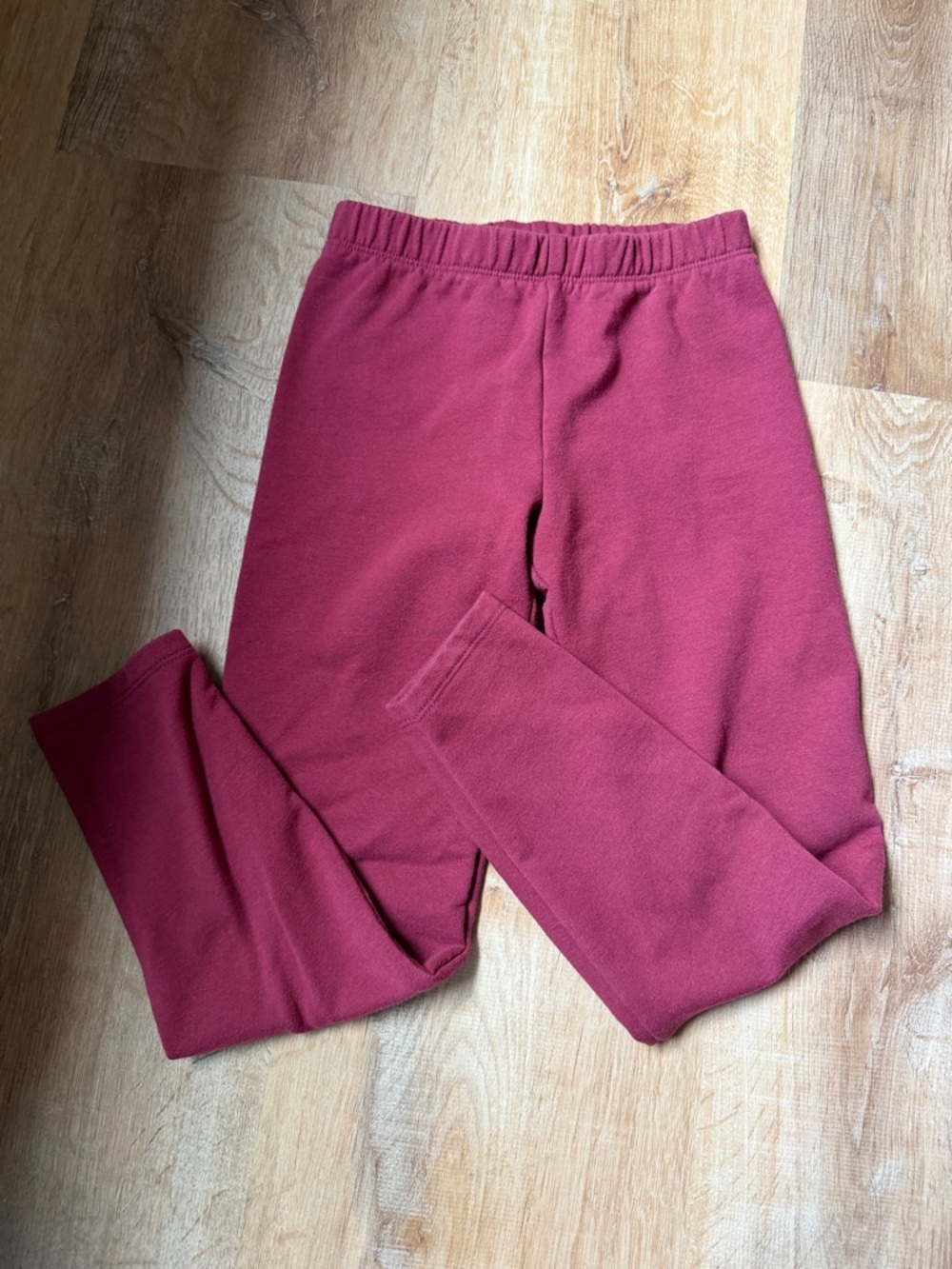 Jumping Beans girls size 7 Cozy lined Burgundy Leggings
